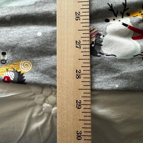 Winter Holiday Nightshirt Women's 2X-3X Secret Treasures Recycled Polyester - Picture 5 of 6